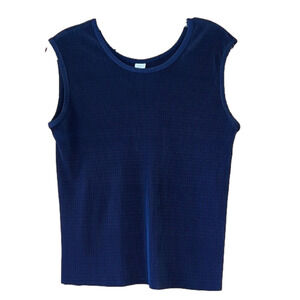 Maxima Blue Sleeveless Shirt
